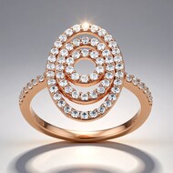 Zircon Silver Ring (Adela Silber)