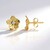 Orecchini in argento con Diamante Cioccolato I2
