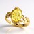 Anello in argento con Ambra Baltica Limone (dagen)