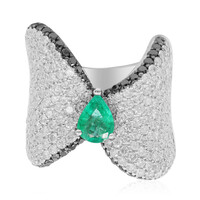 Anello in oro con Smeraldo Zambia (Nara Jewelry)