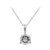 10K White Topaz Gold Necklace