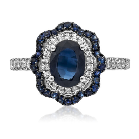 Ceylon-Saphir-Goldring (CIRARI)