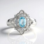 Anello in argento con Zircone Ratanakiri
