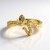 Anello in argento con Diamante Blu I3