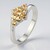 Anello in argento con Scapolite Cognac