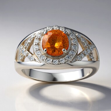 Anillo en plata con Esfalerita (Remy Rotenier)