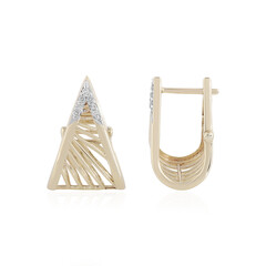 Boucles d'oreilles en or et Diamant I1 couleur (I) (Ornaments by de Melo)