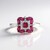 Anello in argento con Rubino del Madagascar