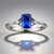 Bague en or et Tanzanite AAA