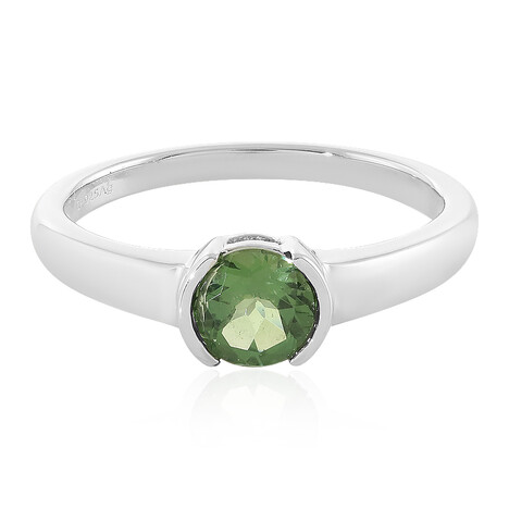 Chrom-Apatit-Silberring