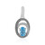 Ciondolo in argento con Topazio Marambaia