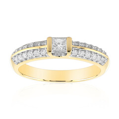 Gouden ring met een VVS1 Diamant (G)