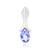 Tanzanite Silver Pendant (Pallanova)