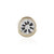Boucle d'oreille en or et Saphir blanc (Adela Gold)