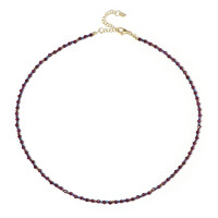 Collana in argento con Granato Mozambico