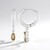Orecchini in argento con Zircone Giallo
