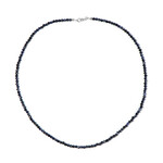 Collana in argento con Zaffiro Blu
