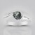 Anello in argento con Tanzanite (non riscaldata) (Pallanova)