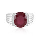 Anello in argento con Rubino del Madagascar