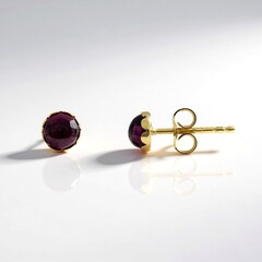 Orecchini in oro con Rodolite (CUSTODANA)