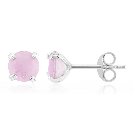Lilac Quartz Silver Earrings