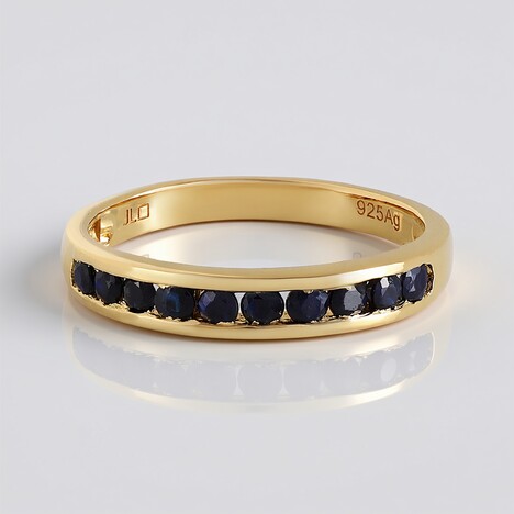 Anello in argento con Zaffiro Blu