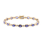 Bracelet en or et Tanzanite AAA (CIRARI)