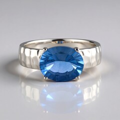 Anello in argento con Fluorite Cangiante
