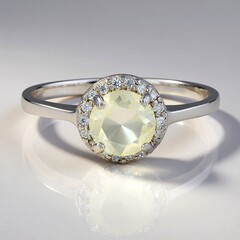 Anello in argento con Ortoclasio