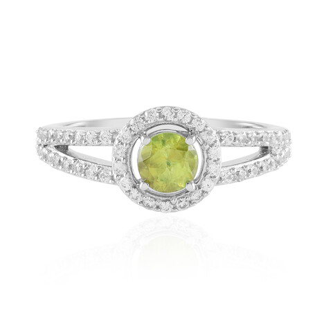Zilveren ring met een Sfeen