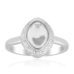 Bague en argent et Quartz blanc