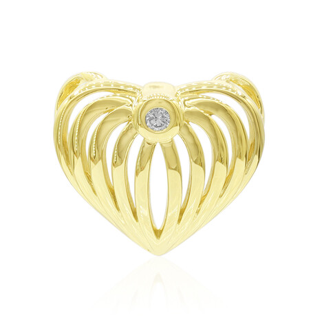 Ciondolo in argento con Diamante I1 (G) (Annette)