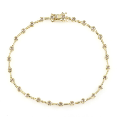 Gouden armband met I2 Champagne Diamanten (de Melo Gold)