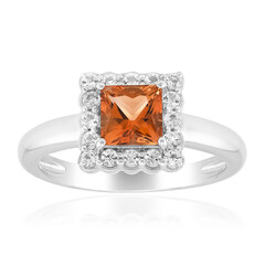 Zilveren ring met een Tepetate topaas