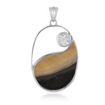 Perlmutt-Silberanhänger (Bali Barong)