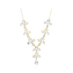 Collar en plata con Topacio blanco