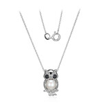 Collana in argento con Perla d'Acqua Dolce Bianca