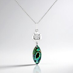 Collana in argento con Conchiglia Abalone