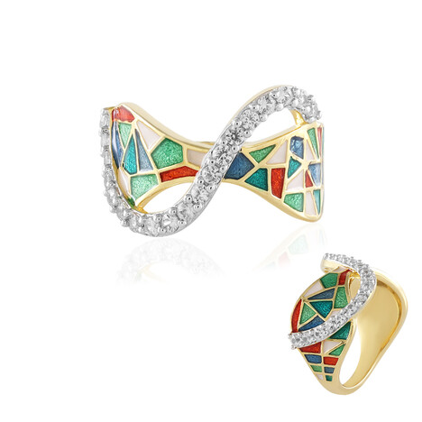 Zirkon-Silberring (Adela Silber)