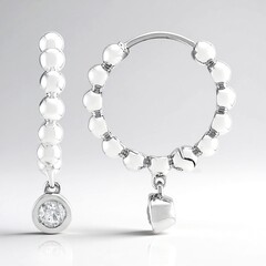Orecchini in argento con Zircone