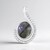 Ciondolo in argento con Labradorite Blu Maniry (KM by Juwelo)