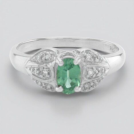 Bague en argent et Kyanite Menthe