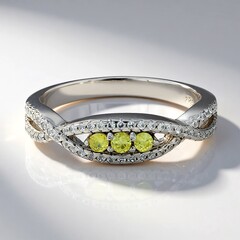 Anello in argento con Sfene