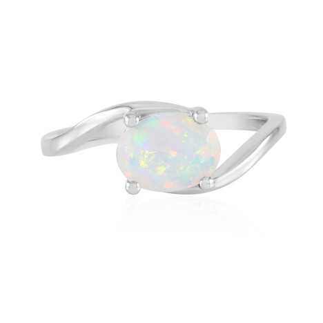 Anello in argento con Opale di Welo