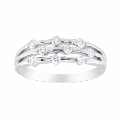 9K SI1 (G) Diamond Gold Ring (Annette)