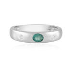 Anillo en plata con Esmeralda de Colombia