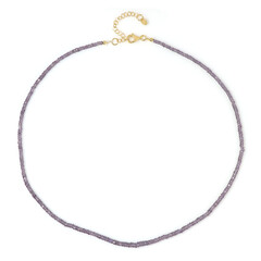 Collana in argento con Zaffiro Ceylon Porpora