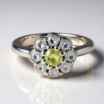 Bague en argent et Grenat du Mali
