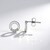 Boucles d'oreilles en argent et Zircon