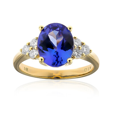 Anello in oro con Tanzanite AAA (CIRARI)